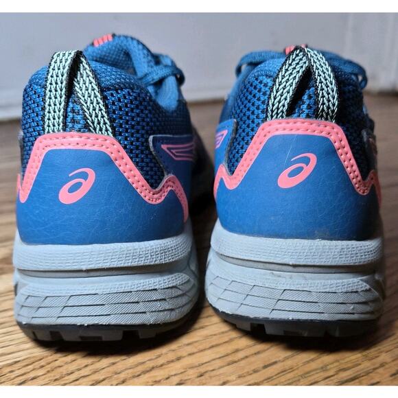 ASICS Gel Venture 8 Womens Sz 8 Deep Sea Teal/Blazing Coral Trail Running Shoes - Picture 4 of 8